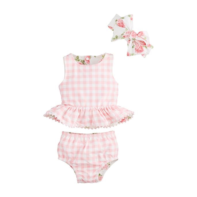 Mudpie Rose Reversible Swim Suit