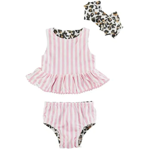 Mudpie Leopard Reversible Swimsuit