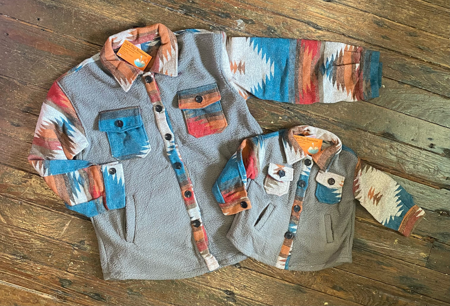 Mommy + Me Aztec Shacket