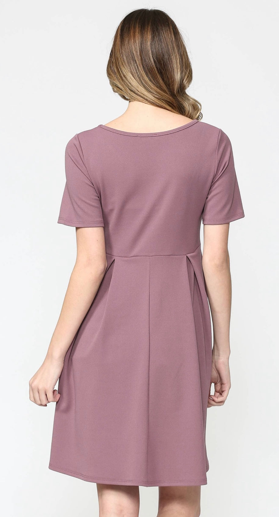 Maternity Front Pleat Dress