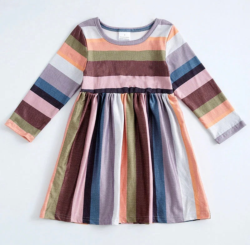 Multi Stripe Dress