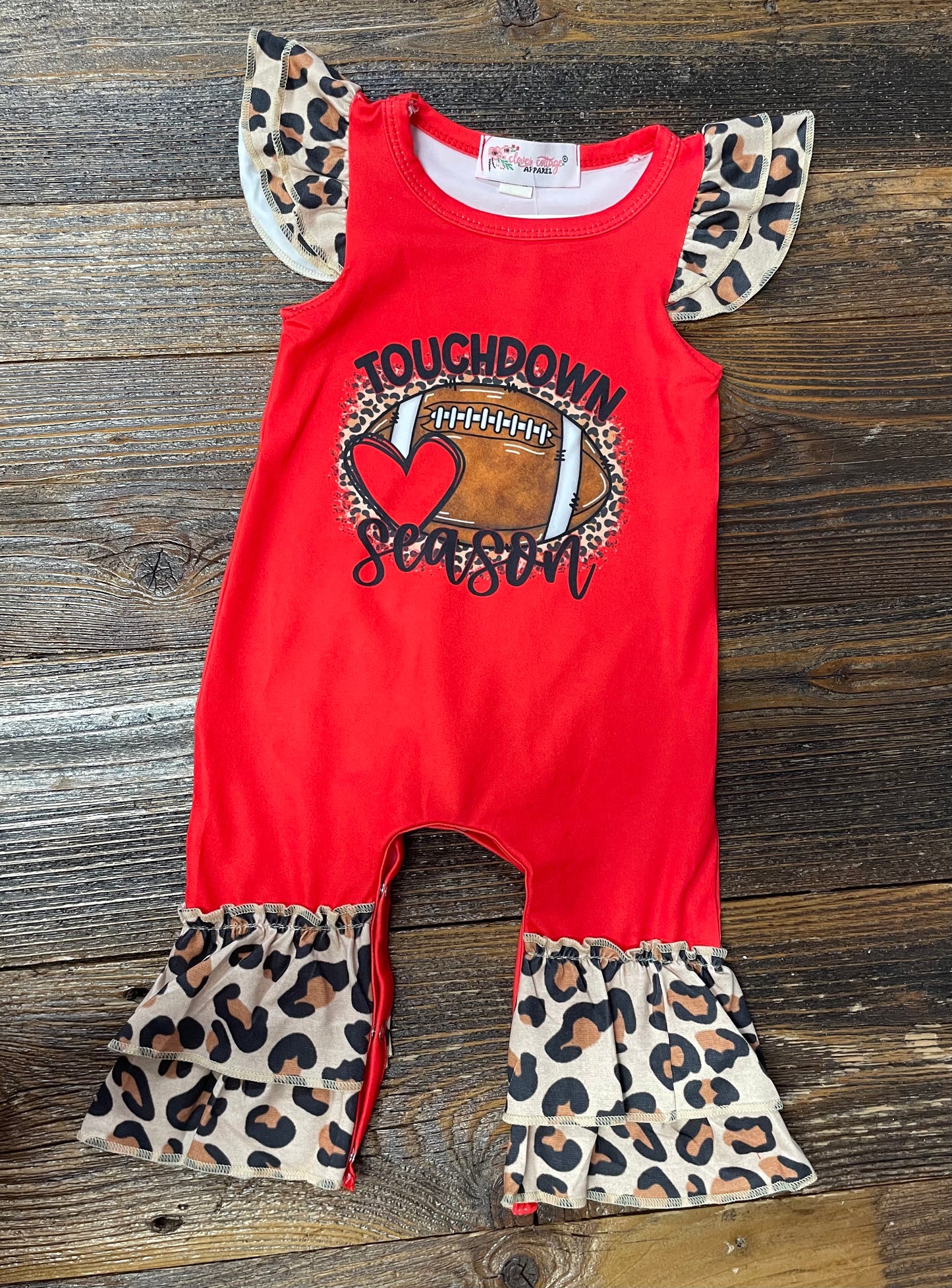 CC Touchdown Romper