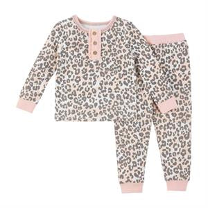 Mudpie Leopard LS Pajamas