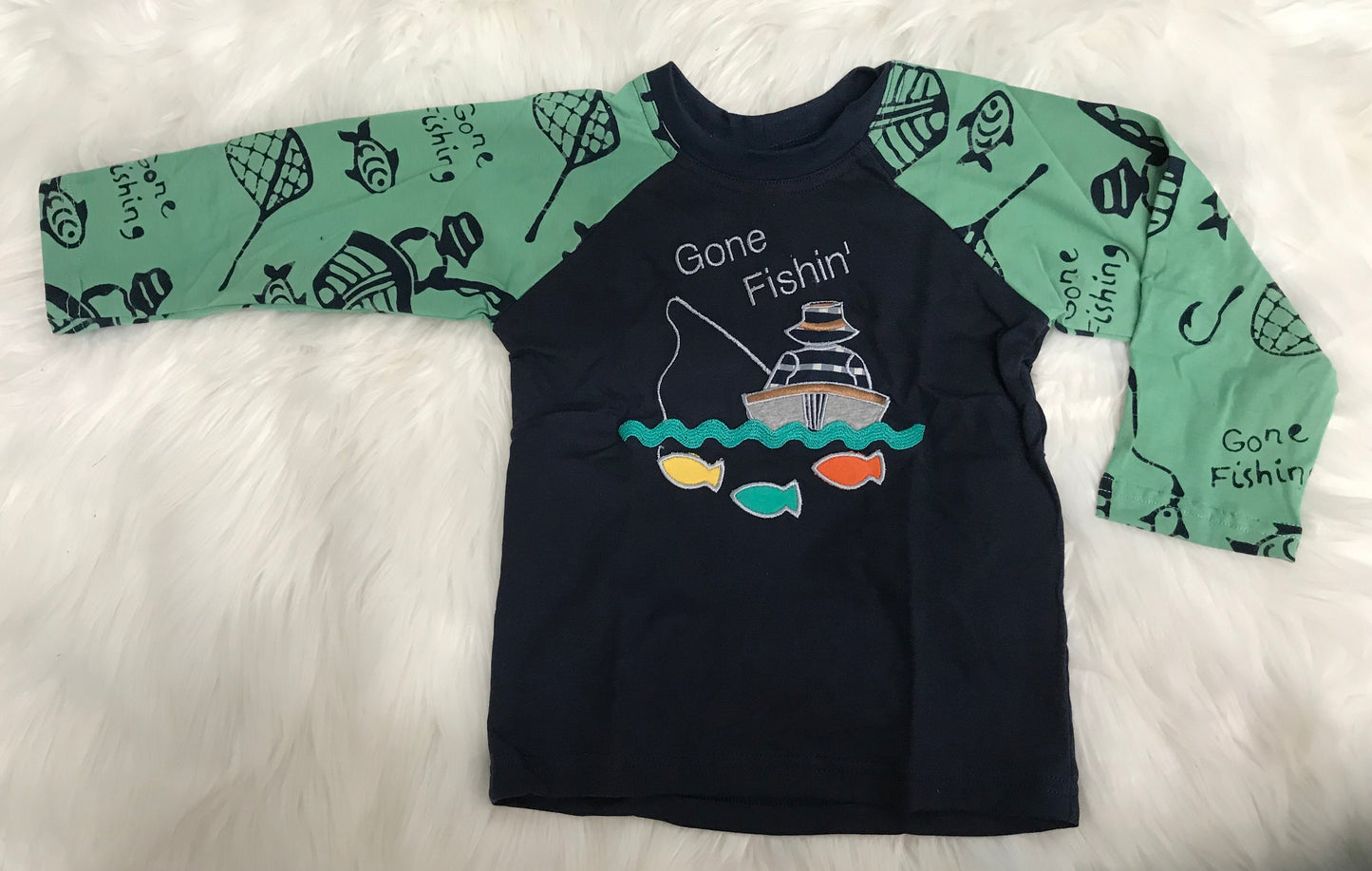 Koko Gone Fishing Raglan