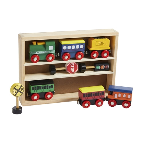 Mudpie Boxed Wood Train Set