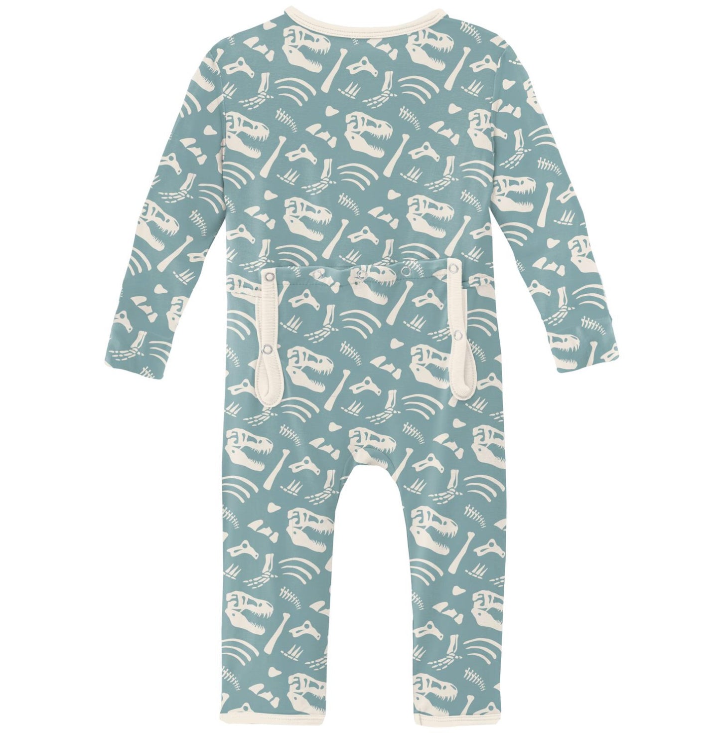 Kickee Pants Jade Bones Coverall with Zipper