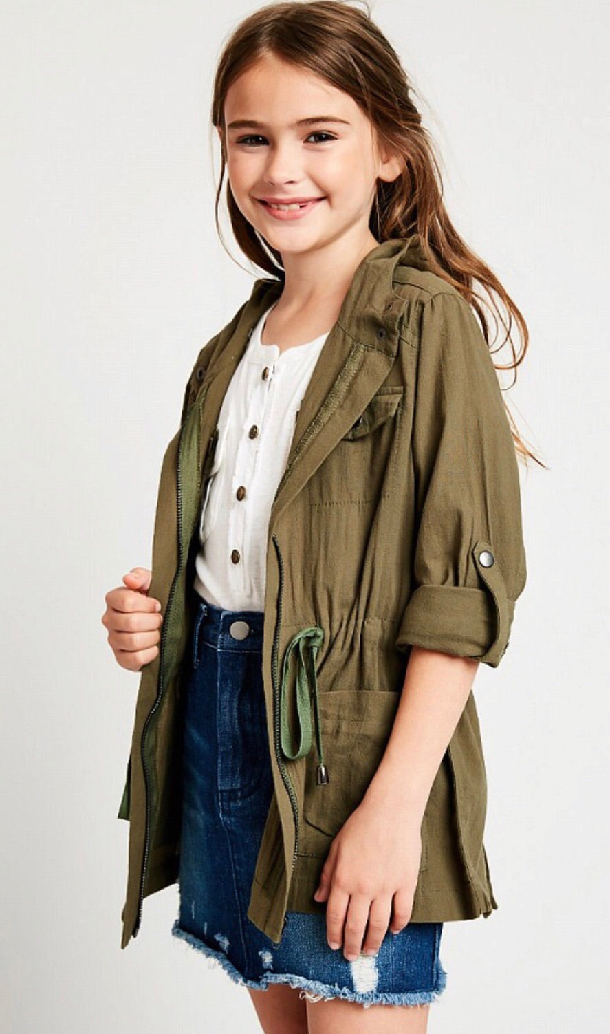 Hayden Army Green Cargo Jacket 3225