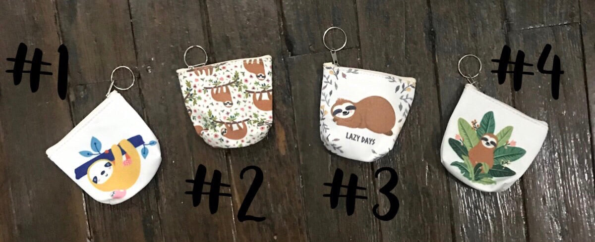 Sloth Coin Purse