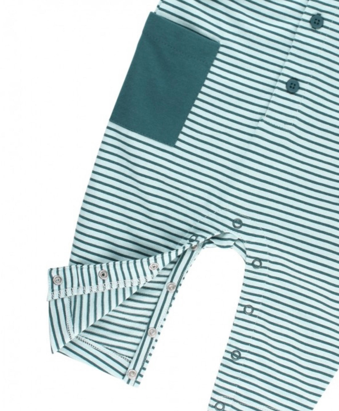 RuggedButts Twilight + Starlight Stripe Pocket Romper