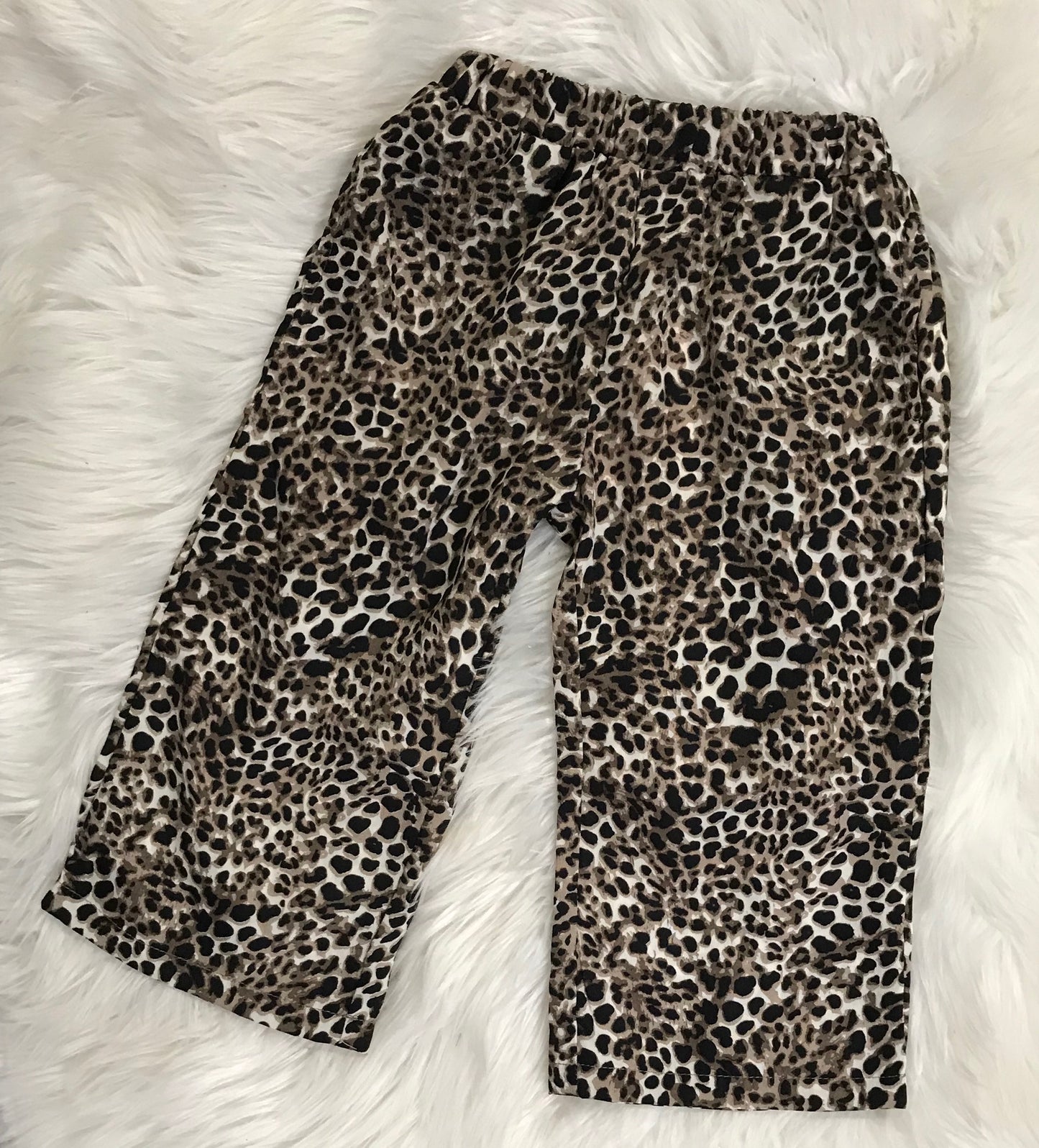 M.L.Kids Leopard Palazzo Pants