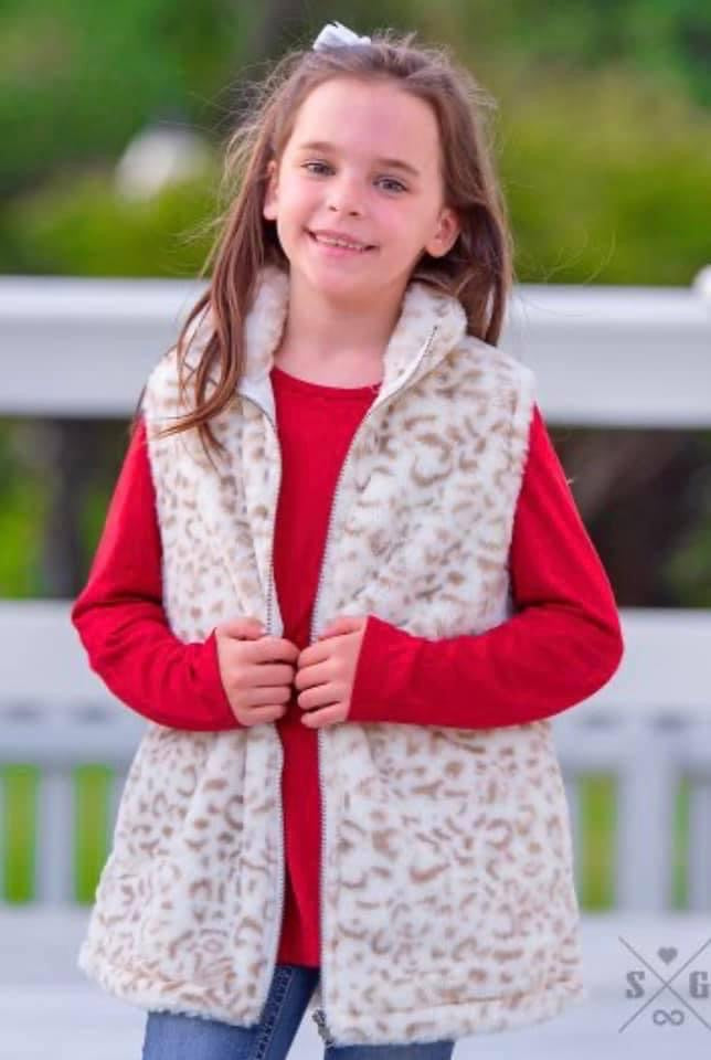 SG Lux Leopard Vest w/Pockets