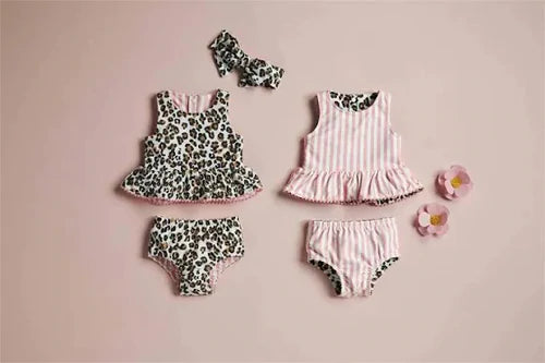 Mudpie Leopard Reversible Swimsuit