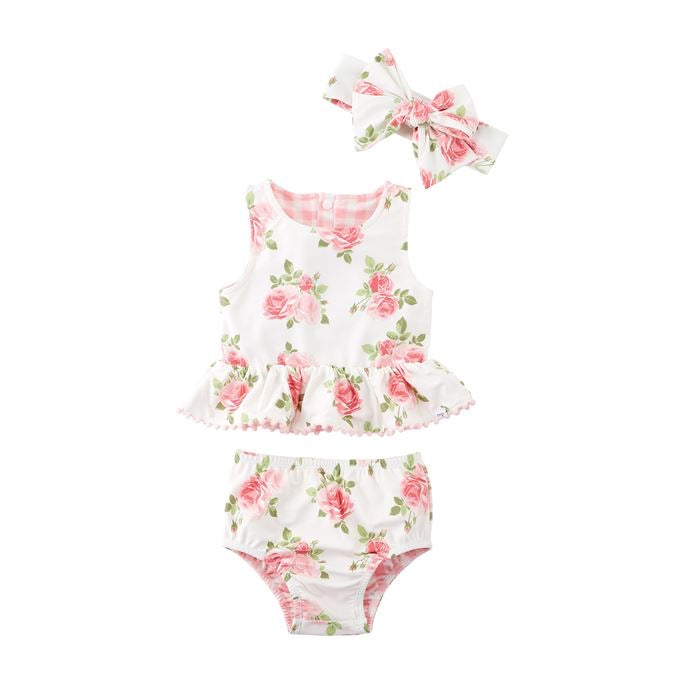 Mudpie Rose Reversible Swim Suit