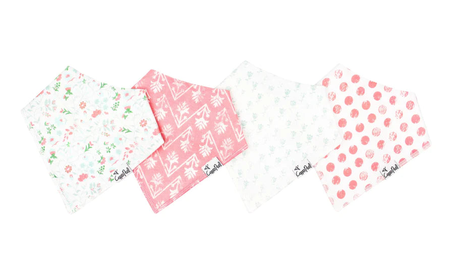 Copper Pearl Bandana Bib Sets