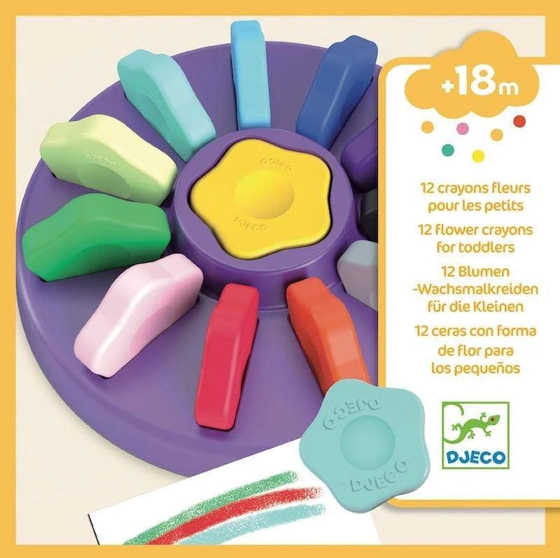 Djeco Flower Crayons