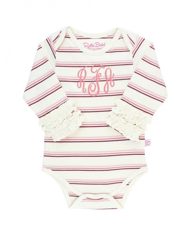 Ruffle Butts Ruffled Long Sleeve Layering Bodysuit