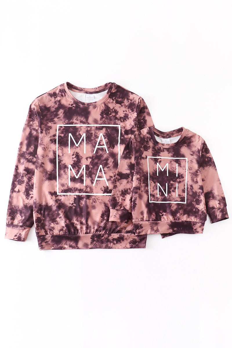 Mama + Mini Tie Dye Pullover