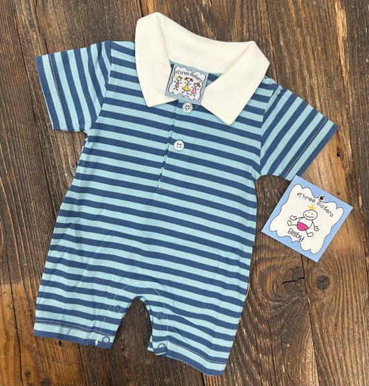 Three Sisters Blue Stripe Coverall
