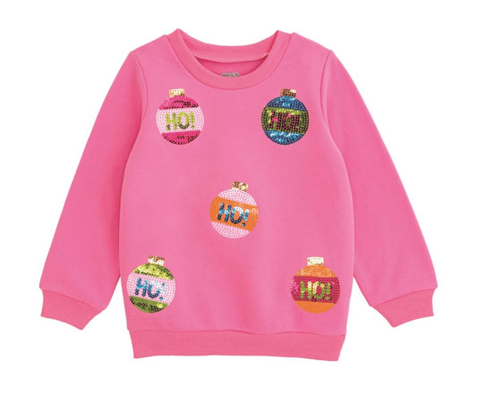 Mudpie Sequin Ornament Sweatshirt