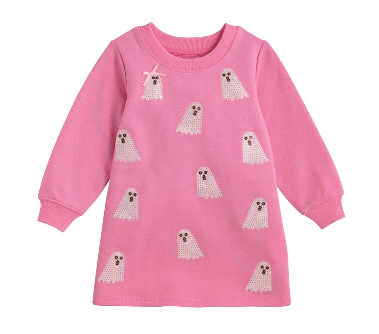 Mudpie Sequin Ghost Sweatshirt Dress