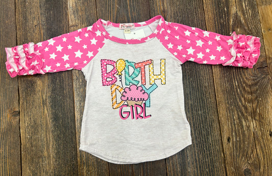 Birthday Girl Raglan