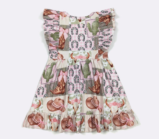 Girly Rootin' Tootin' Girls Dress