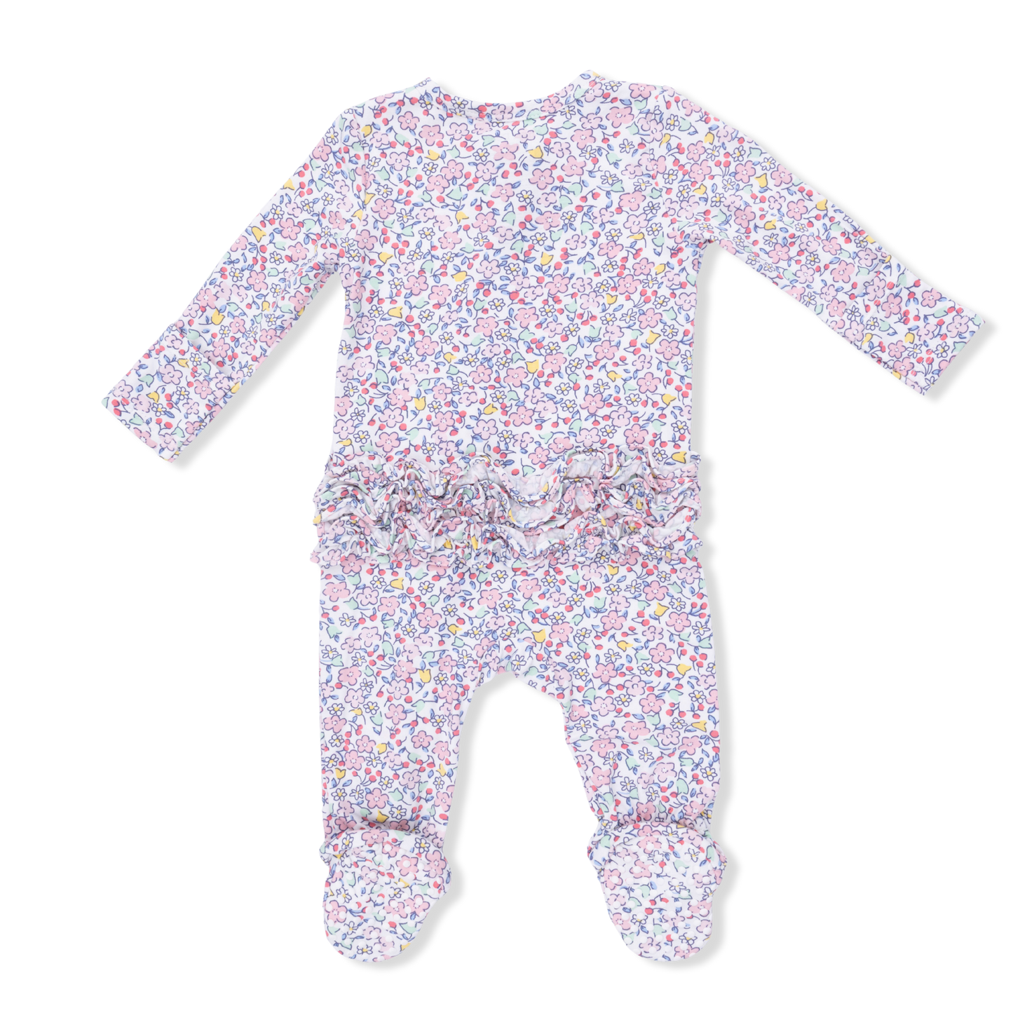 Angel Dear Elizabeth’s Garden 2 Way Ruffle Back Zipper Footie
