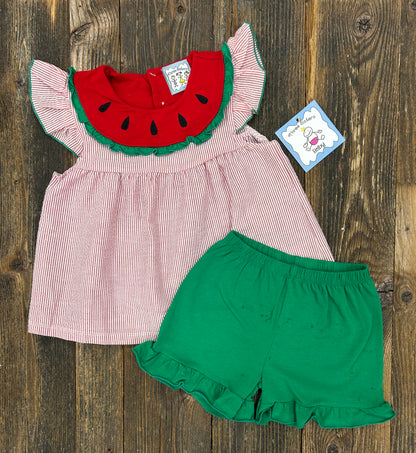 Three Sisters Watermelon Short Set