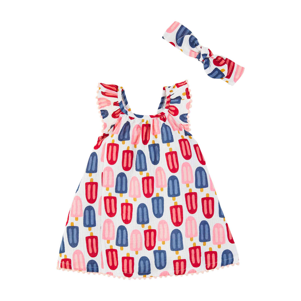 Mudpie Popsicle Dress + HB