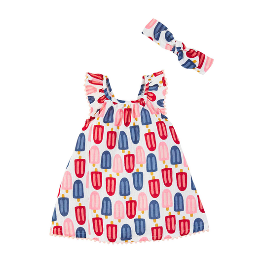 Mudpie Popsicle Dress + HB