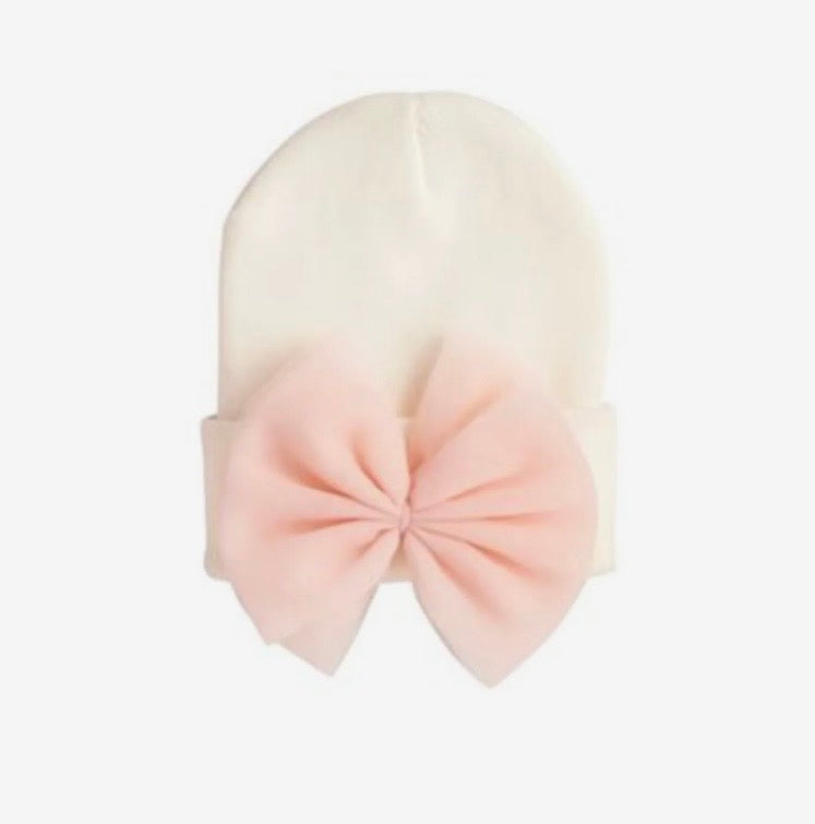 Mudpie Baby Bow Knit Hat