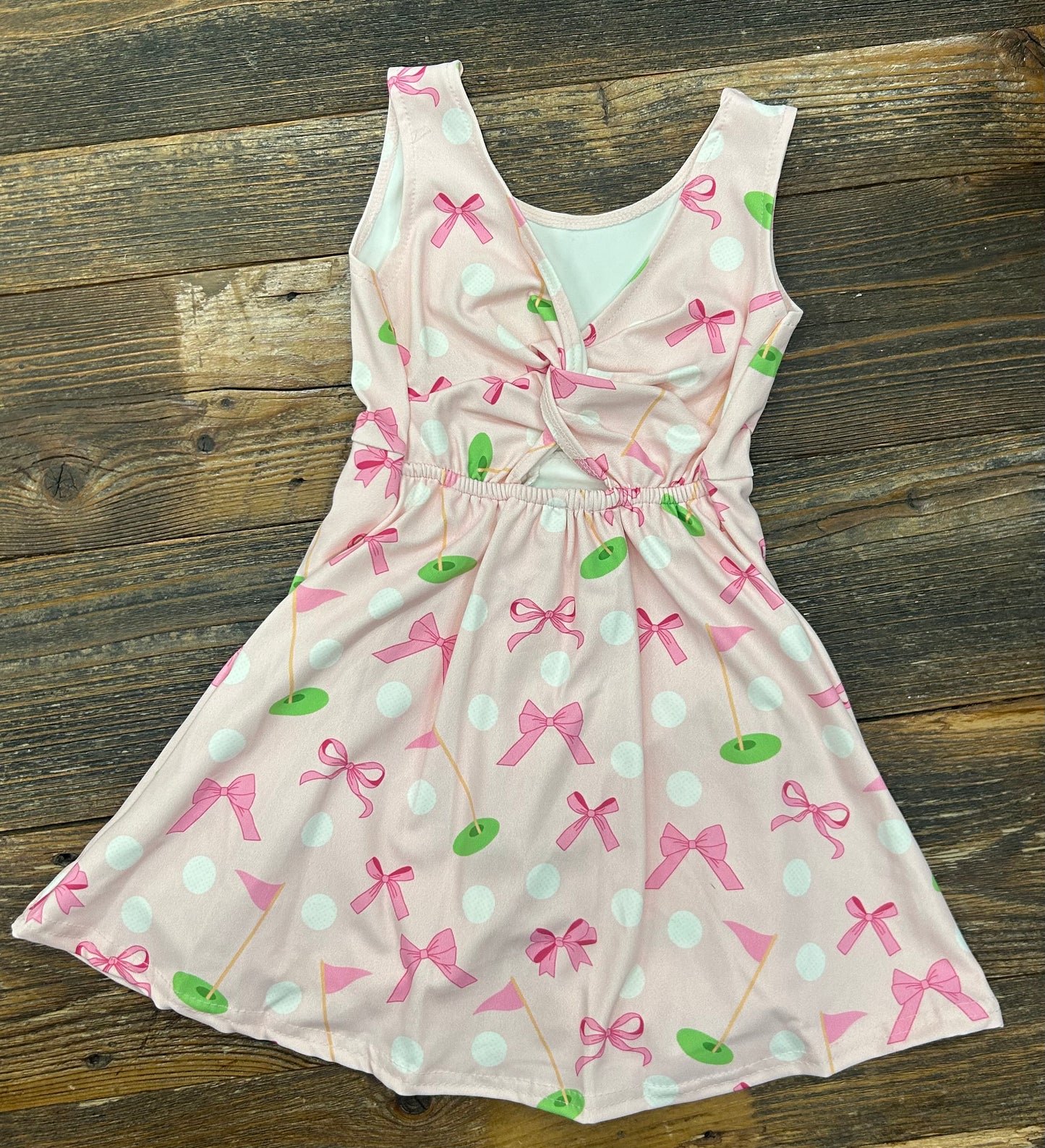 Preppy Pink Golf Athletic Dress
