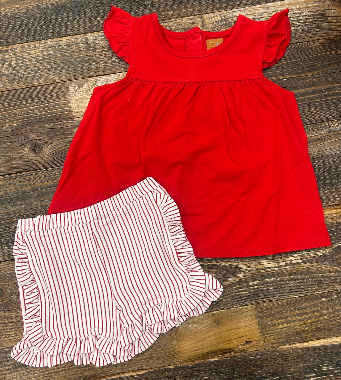 Millie Jay Red Finley Short Set