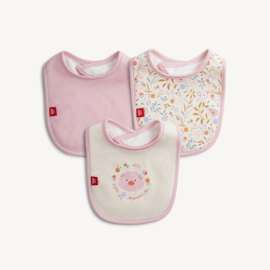 Magnetic Me Oinklet Modal Bib 3-Pack