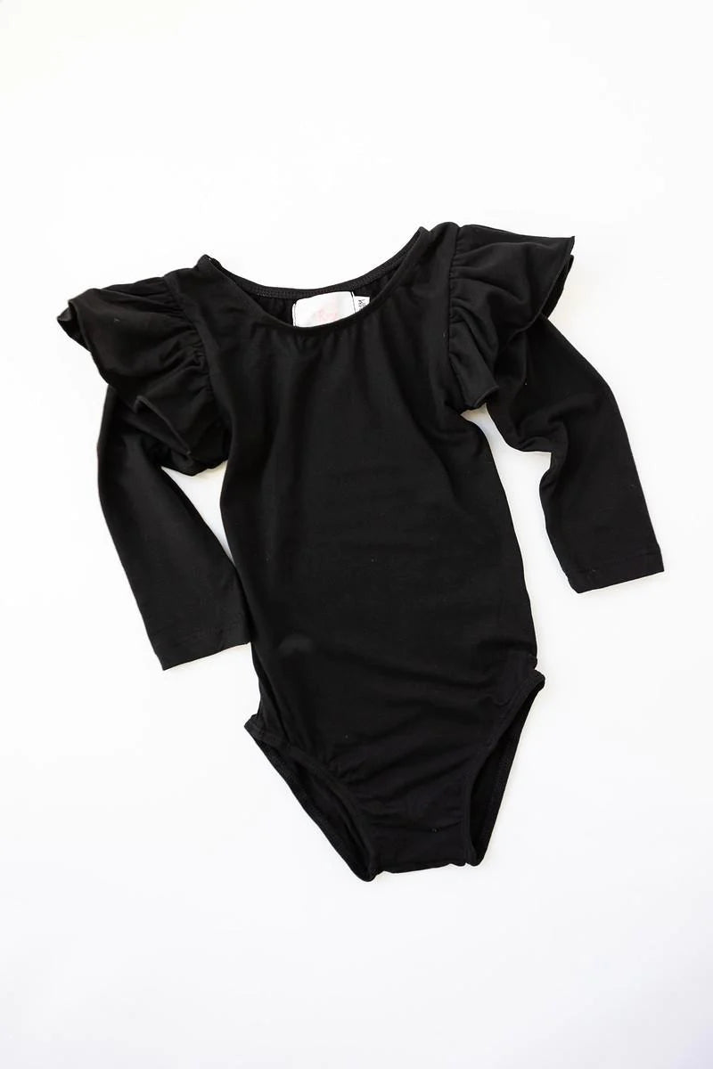 MR L/S Flutter Sleeve Leotard