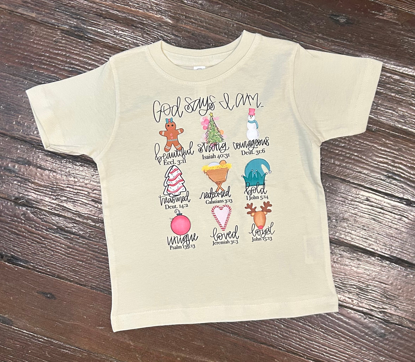 God says I Am (Christmas) Tee