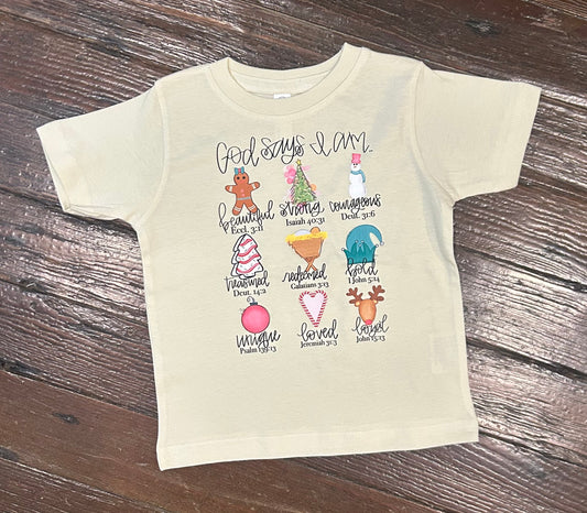 God says I Am (Christmas) Tee