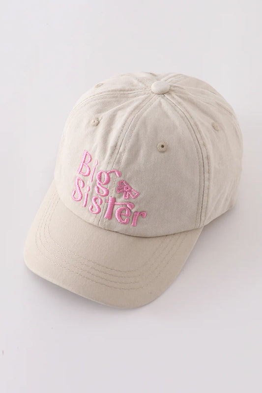 Khaki Big Sis/Little Sis Hats