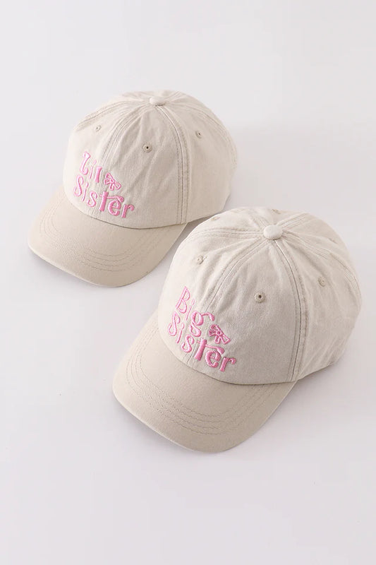 Khaki Big Sis/Little Sis Hats