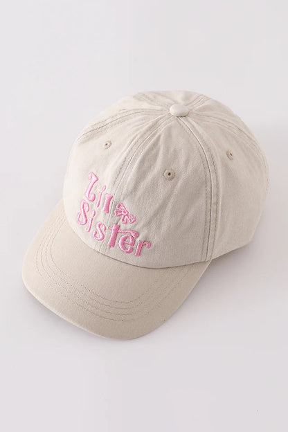 Khaki Big Sis/Little Sis Hats