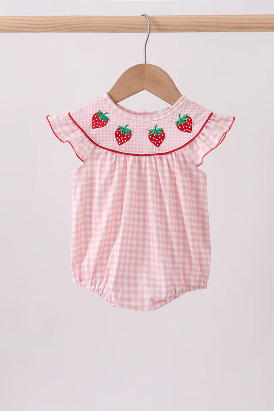 Strawberry Gingham Bubble
