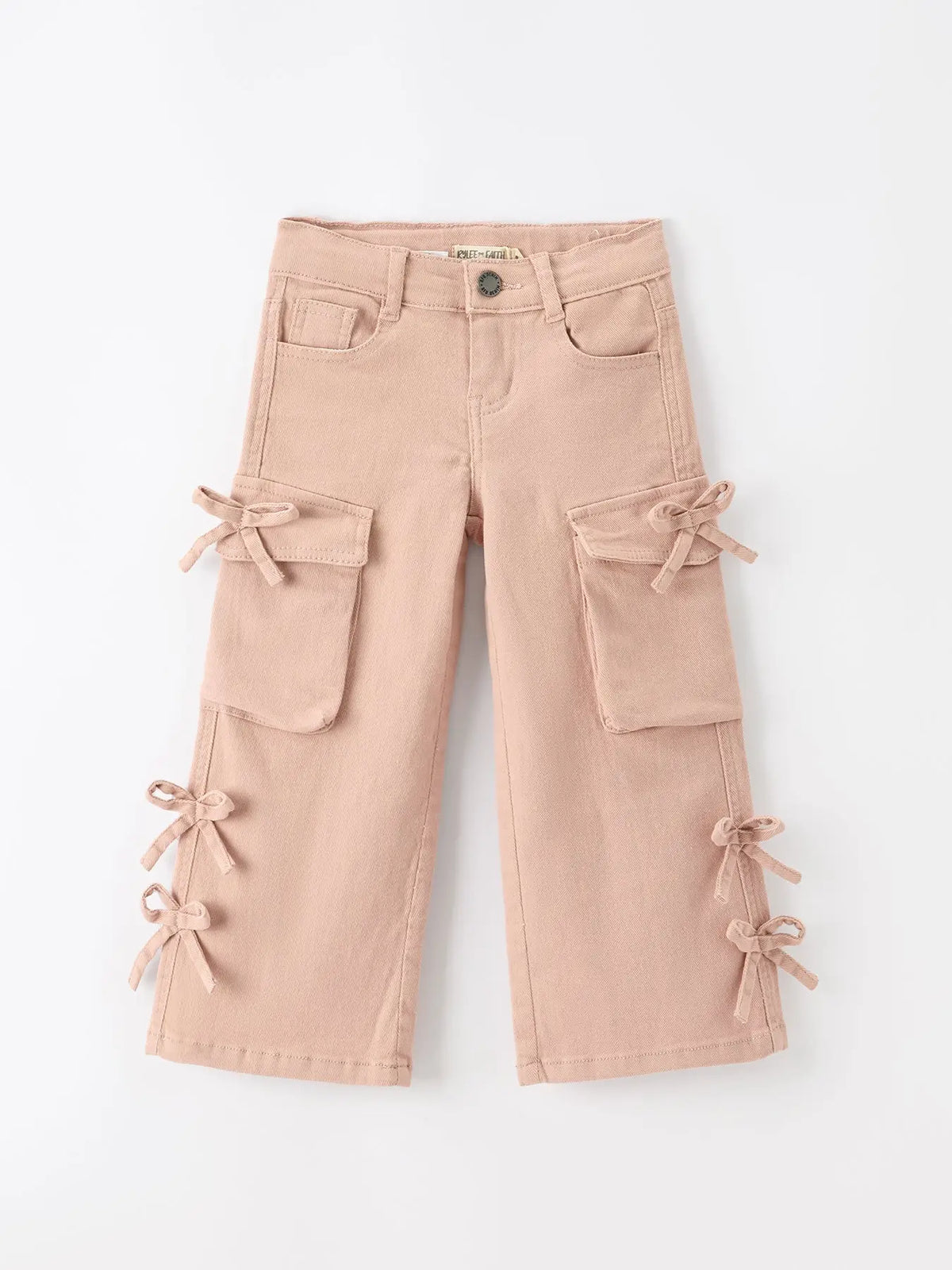 Cargo Bow Pocket Wide Leg Pants