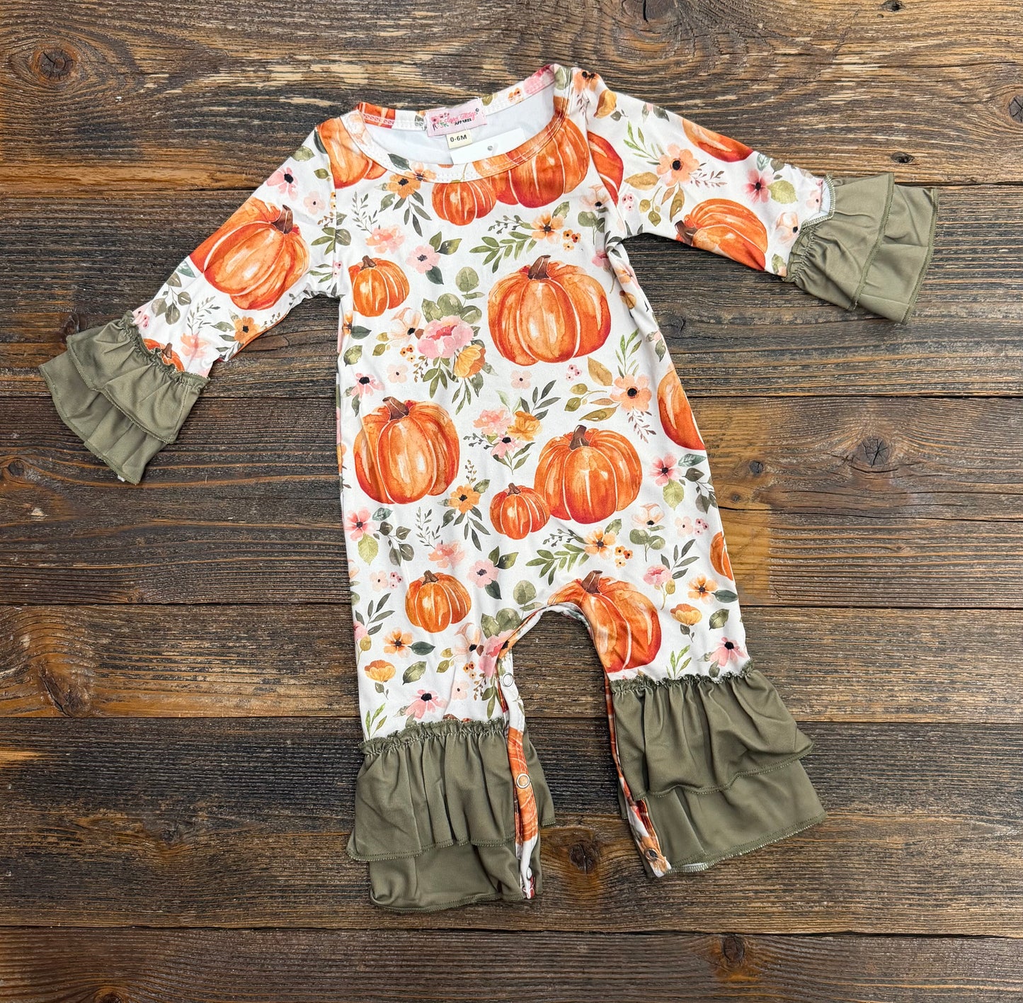 CC Wispy Pumpkin Romper