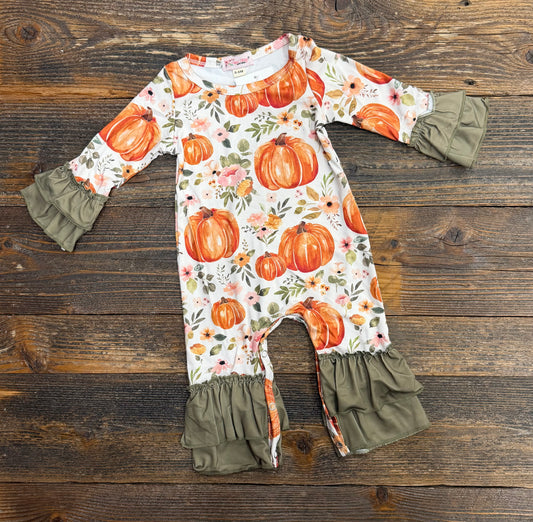 CC Wispy Pumpkin Romper