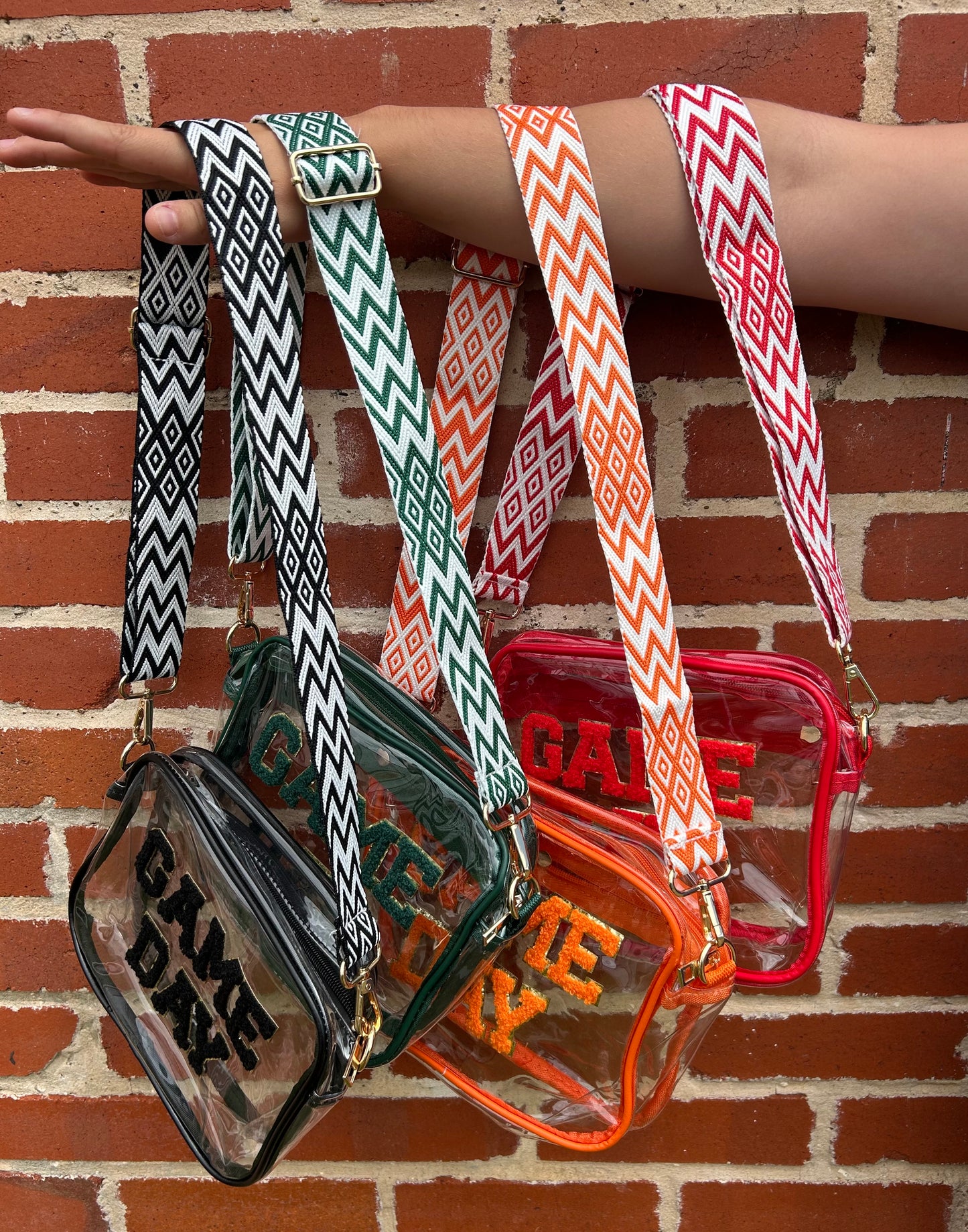 Clear Game Day Crossbody