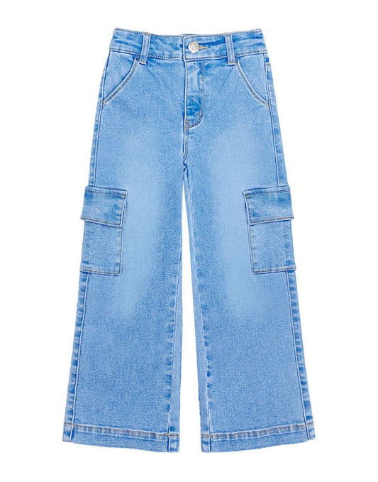CP Light Denim Cargo Pocket Jeans
