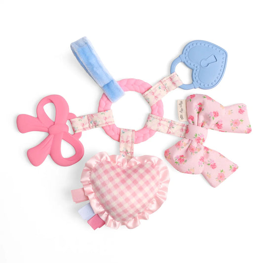 Bitzy Bow Busy Ring Teething Activity Toy