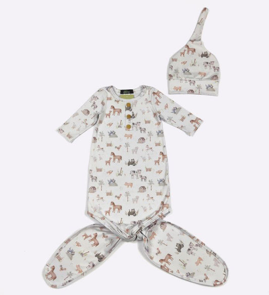 CC Mini Farm Knotted Gown