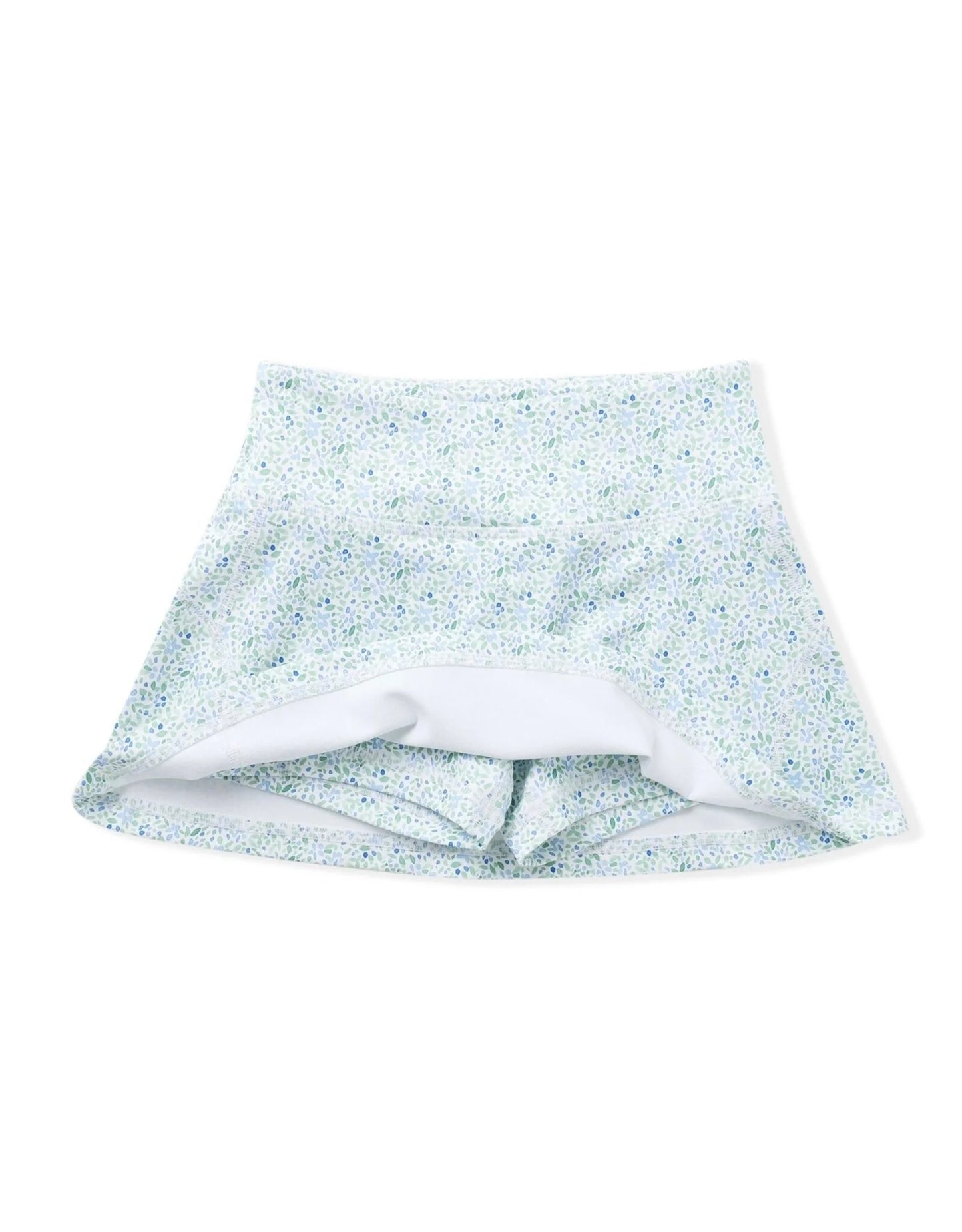 Swoon Active Blue Floral Tennis Skirt