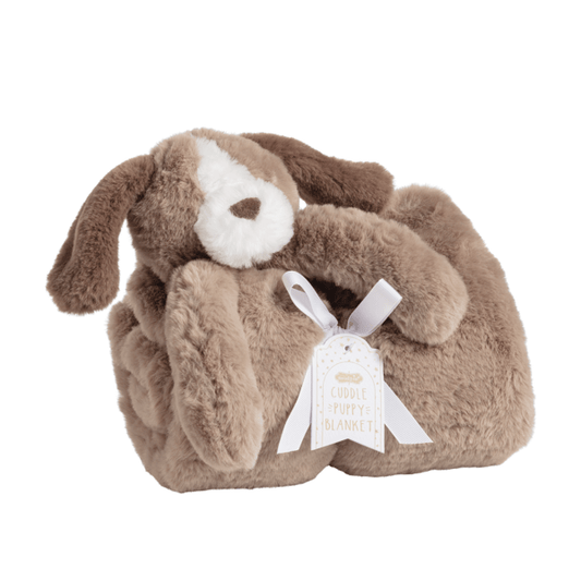 Mudpie Puppy Plush Blanket